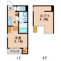 フレグラントオリーブ名城公園の物件間取画像